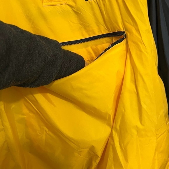 HOLLOWAY Yellow and Blue Pullover RACERS Jacket L - Picture 2 of 12